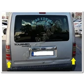 Markadan Ford Connect Krom Stop Çerçevesi 2002-2009 2 Parça Paslanmaz Çelik - 3