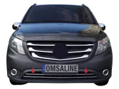 OMSA Mercedes Vito W447 Krom Ön Tampon Çıtası 2 Parça 2014-2024 Arası - 4