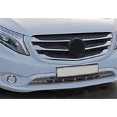 Mercedes Vito Krom Ön Panjur 2014 Sonrası 5 Parça Paslanmaz Çelik - 1