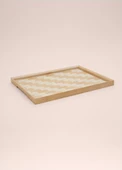 The Mia TPS0065 Wicker Bambu Tepsi 40x31 Cm - 4
