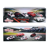 Majorette toyota racing 5,li gift pack supra - 2