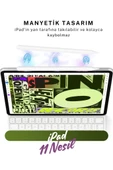 iPad Pencil 2025 M3 11 Nesil 11 inç Uyumlu Avuçiçi Red Eğim Özellikli Bluetoothlu Dokunmatik Kalem - 5