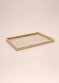 The Mia TPS0067 Wicker Bambu Tepsi 40x31 Cm - 3