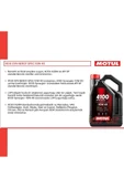 Motul 4100 Syn-nergy Spec 10W-40 4L – Yarı Sentetik Motor Yağı | Üstün Koruma & Performans - 2
