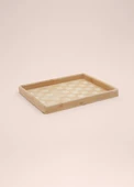 The Mia TPS0068 Wicker Bambu Tepsi 31x25 Cm - 3