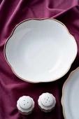 Acar 6957 Aveline 6 Kişilik 29 Parça Porselen Yemek Takımı Gold - 6