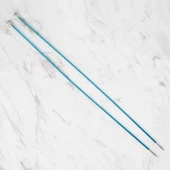 Loren Rythm 2,5mm Mavi Renkli Metal Örgü Şişi - 1