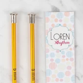 Loren Rythm 5mm Sarı Renkli Metal Örgü Şişi - 2
