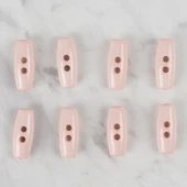 Loren Crafts Pudra Pembe 8 Li Çoban Düğmesi - 70 - 2