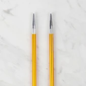 Loren Rythm 5mm Sarı Renkli Metal Örgü Şişi - 3
