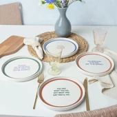 Keramika Motto Line Stackable Pasta Tabağı 21 Cm 4 Adet  22645-22731-35-36 - 2