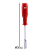 Lokma Uçlu Tornavida 10 mm Altıgen Köşeli 23 cm Plastik Saplı 1 Adet 230 mm - 3