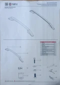 AMAROK ARACA ÖZEL SİYAH TAVAN ÇITASI 2022 2023 2024 2025 - 2
