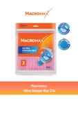 Macromax Ultra Sünger Temizlik Bezi 3'lü - 1