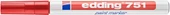 Edding Markör Dekor Boya Yuvarlak Uçlu 1-2 MM Kırmızı 751 - 3