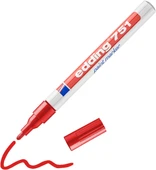 Edding Markör Dekor Boya Yuvarlak Uçlu 1-2 MM Kırmızı 751 - 1