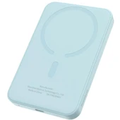Baseus MgSafe Mini Mavi 5000 mAh Kablosuz Powerbank Outlet - 2