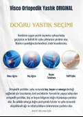 Visco Ortopedik Yastık Original | Boyun Fıtığı Boyun Düzleşmesi  Destekli Lüks Ortopedik Yastık | Taşıma Çantalı - 7