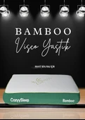 Bamboo Visco Yastık | Boyun Fıtığı Boyun Düzleşmesi Destekli Lüks Yastık | Taşıma Çantalı - 2