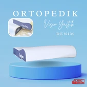 Visco Ortopedik Yastık Original | Boyun Fıtığı Boyun Düzleşmesi  Destekli Lüks Ortopedik Yastık | Taşıma Çantalı - 1