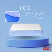 Ice Visco Yastık | Boyun Fıtığı Boyun Düzleşmesi Destekli Lüks Yastık | Taşıma Çantalı - 1