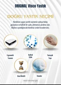 Original Visco Yastık | Boyun Fıtığı Boyun Düzleşmesi Destekli Lüks Yastık | Taşıma Çantalı - 4