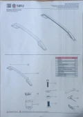 AMAROK ARACA ÖZEL GRİ TAVAN ÇITASI 2022 2023 2024 2025 - 2