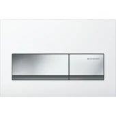 Geberit Alpha50 Kumanda Kapağı Çift Basmalı, Beyaz, 115.060.11.1 - 1