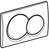 Geberit Alpha01 Kumanda Kapağı Çift Basmalı, Mat Krom, 115.035.46.1 - 2