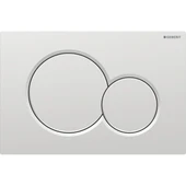 Geberit Sigma01 Kumanda Kapağı, Çift Basmalı, Mat Krom, 115.770.JQ.5 - 1