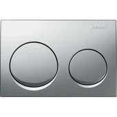 Geberit Alpha20 Kumanda Kapağı Çift Basmalı, Mat Krom, 115.040.46.5 - 1