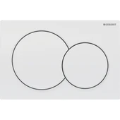 Geberit Alpha01 Kumanda Kapağı Çift Basmalı, Beyaz, 115.035.11.1 - 1