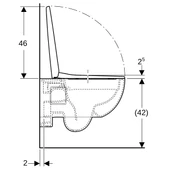 Geberit Selnova Premium Rimfree Asma Klozet (Yavaş Kapanır Kapak Dahil)503.022.00.1 - 5
