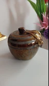lucky art dekoratif gold elma biblo 10 cm & ikinci el - 2