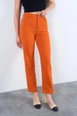 Strong Düz Pantolon - Oranj - 3