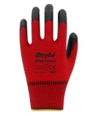 Beybi PN5 Zebra Polyester Örme Nitril Eldiven No:10 - 288Çift - 1