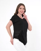 Vedi Minimalist Oversize Kısa Kol T-Shirt - Günlük Şıklık - 7