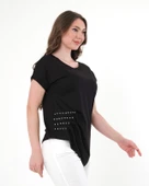 Vedi Minimalist Oversize Kısa Kol T-Shirt - Günlük Şıklık - 6