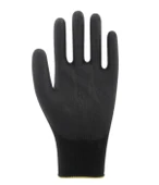 Beybi PN Zebra Kırmızı Siyah Polyester Örme Nitril Eldiven No: 10- 288 Çift - 3