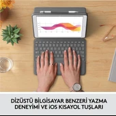 LOGITECH COMBO TOUCH DOKUNMATİK PANELLİ KLAVYELİ KILIF GRİ IPAD PRO 12.9 INC 5. GEN. 920-010186 - 7