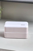 Karaca Alesta 2 Katlı Bölmeli Kapaklı Lunch Box / Yemek Taşıma / Saklama Kutusu Pudra - 2