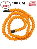 1/4 SPİRAL BOR YAĞ HORTUMU SİVRİ AĞIZLI 100 CM ( 5 ADET ) - 1