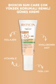 Bioxcin Sun Care Yağlı Ciltler Için Tinted Güneş Kremi Spf 50 50 ml - Renkli, Kolajen ve Hyaluronik Asit - 10