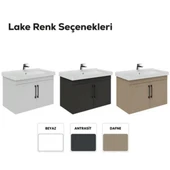 D20 Kapaklı Lavabo Dolabı Dafne Lake - 4