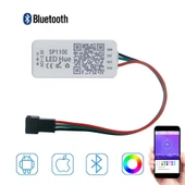 El kumandası SP110E RGB uzaktan kumanda LED ışık Bluetooth Remote controller kontrol 5metre DC 5-24V - 1