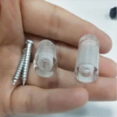 Pleksi ve cam şeffaf tutucu montaj malzemesi duvar montajı dayanıklı - 1