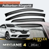 Perflex Polikarbon Kırılmaz Rüzgarlık V2 Renault Megane 4 Sedan Avant 2016+ - 1