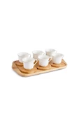 Karaca Bambu Tepsili 6 Kişilik Kahve Fincanı 90 Ml - 4