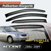 Perflex Polikarbon Kırılmaz Rüzgarlık V2 Mugen Hyundai Accent 2006-2009 - 1