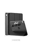 iPad Air 13 2025 M3 Çip Uyumlu Standlı Katlanabilir Fuchsia Smart Cover Tablet Kılıfı thumbnail 1